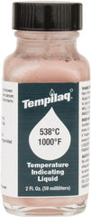 Tempil - 1,000°F Temp Indicating Liquid - 2 Ounce Container, 538°C - Exact Tooling