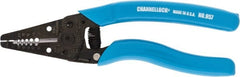Channellock - 6-1/4" OAL, 20-10 AWG Capacity, Wire Stripper & Cutter - Plastic Cushion Handle - Exact Tooling