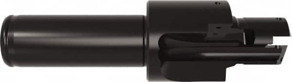 Allied Machine and Engineering - ISO 11926-1, MS 16142, SAE J1926-1 Standard, 3/4-16" Thread, 8 Tube Dash Number, 15° Porting Angle, 11/16" Pilot Diam, 3/4" Shank Diam, Indexable Spade Blade Insert Porting Tool - 2 Porting Inserts, 4.201" Overall Length - Exact Tooling