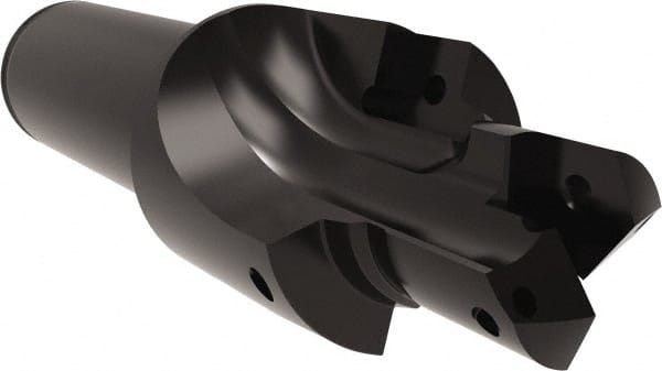 Allied Machine and Engineering - ISO 11926-1, MS 16142, SAE J1926-1 Standard, 7/8-14" Thread, 10 Tube Dash Number, 15° Porting Angle, 0.807" Pilot Diam, 1" Shank Diam, Indexable Spade Blade Insert Porting Tool - 2 Porting Inserts, 4.671" Overall Length - Exact Tooling