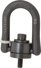 American Drill Bushing - 400 kgs. Load Capacity, 58.2 mm Wide x 82 mm High x 38-1/2 mm Opening, Extra Duty Center Pull Hoist Ring - Exact Tooling