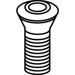Kennametal - Lock Screw for Indexables - M5 Thread, For Use with Wedges - Exact Tooling