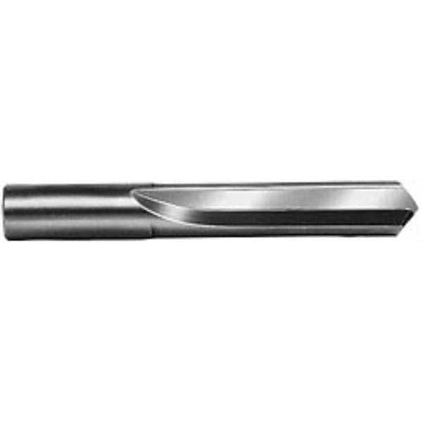 SGS - 31/64", 140° Point, Solid Carbide Straight Flute Drill Bit - Exact Tooling