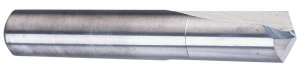SGS - #2, 0.221", 140° Point, Solid Carbide Straight Flute Drill Bit - Exact Tooling