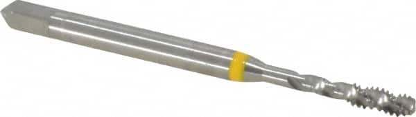 Guhring - #4-40 UNC 3 Flute 2B Modified Bottoming Spiral Flute Tap - Cobalt, Bright Finish, 1.882" OAL, Right Hand Flute, Right Hand Thread, Series 3904 - Exact Tooling