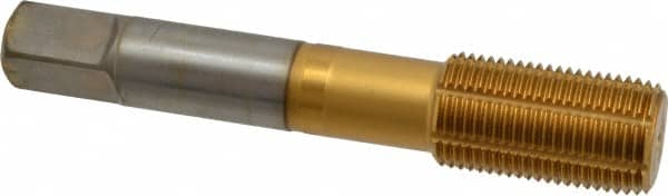Guhring - 3/4-16 UNF 2BX H10/H11 Thread Limit Modified Bottoming Thread Forming Tap - Cobalt, TiN Finish, 4-1/4" OAL, Right Hand Thread, Series 3941 - Exact Tooling