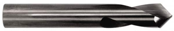 Made in USA - 1" Body Diam, 90°, 4" OAL, Solid Carbide Spotting Drill - Exact Tooling