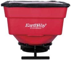 Made in USA - 100 Lb Polyethylene Vehicle Mounted Landscape Spreader - 12 Volt - Exact Tooling