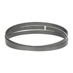 M.K. MORSE - 10 TPI, 5' 4-1/2" Long x 1/2" Wide x 0.025" Thick, Welded Band Saw Blade - High Carbon Steel, Toothed Edge, Raker Tooth Set, Flexible Back, Contour Cutting - Exact Tooling