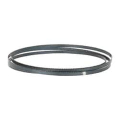 M.K. MORSE - 6 TPI, 7' 9-1/2" Long x 3/8" Wide x 0.025" Thick, Welded Band Saw Blade - High Carbon Steel, Toothed Edge, Raker Tooth Set, Flexible Back, Contour Cutting - Exact Tooling