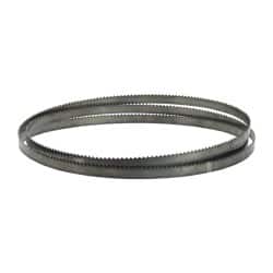M.K. MORSE - 6 TPI, 7' 9-1/2" Long x 1/2" Wide x 0.025" Thick, Welded Band Saw Blade - High Carbon Steel, Toothed Edge, Raker Tooth Set, Flexible Back, Contour Cutting - Exact Tooling