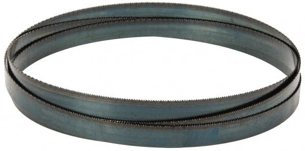 M.K. MORSE - 14 TPI, 7' 9" Long x 3/4" Wide x 0.032" Thick, Welded Band Saw Blade - High Carbon Steel, Toothed Edge, Raker Tooth Set, Flexible Back, Contour Cutting - Exact Tooling
