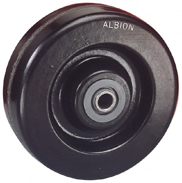 Albion - 12 Inch Diameter x 4 Inch Wide, Phenolic Caster Wheel - 8,000 Lb. Capacity, 4-1/2 Inch Hub Length, 1-1/4 Inch Axle Diameter, Tapered Bearing - Exact Tooling