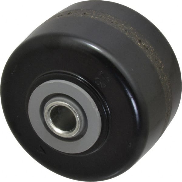 Albion - 3-1/4 Inch Diameter x 2 Inch Wide, Phenolic Caster Wheel - 700 Lb. Capacity, 2-3/16 Inch Hub Length, 1/2 Inch Axle Diameter, Roller Bearing - Exact Tooling