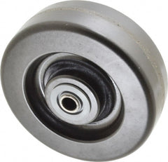 Albion - 6 Inch Diameter x 2 Inch Wide, Phenolic Caster Wheel - 1,200 Lb. Capacity, 2-3/16 Inch Hub Length, 1/2 Inch Axle Diameter, Roller Bearing - Exact Tooling