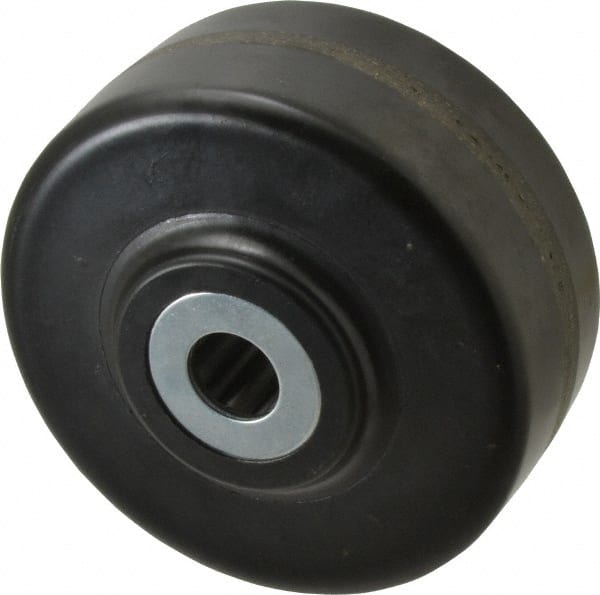 Albion - 6 Inch Diameter x 2-1/2 Inch Wide, Phenolic Caster Wheel - 1,600 Lb. Capacity, 3-1/4 Inch Hub Length, 1 Inch Axle Diameter, Roller Bearing - Exact Tooling