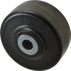 Albion - 6 Inch Diameter x 2-1/2 Inch Wide, Phenolic Caster Wheel - 1,600 Lb. Capacity, 3-1/4 Inch Hub Length, 1 Inch Axle Diameter, Roller Bearing - Exact Tooling