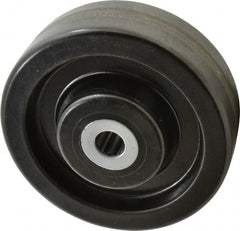 Albion - 8 Inch Diameter x 2-1/2 Inch Wide, Phenolic Caster Wheel - 2,000 Lb. Capacity, 3-1/4 Inch Hub Length, 1 Inch Axle Diameter, Roller Bearing - Exact Tooling