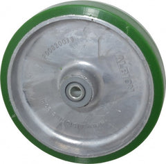 Albion - 8 Inch Diameter x 2 Inch Wide, Polyurethane Caster Wheel - 1,500 Lb. Capacity, 2-3/16 Inch Hub Length, 1/2 Inch Axle Diameter, Roller Bearing - Exact Tooling