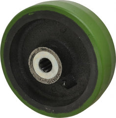 Albion - 8 Inch Diameter x 2-1/2 Inch Wide, Polyurethane Caster Wheel - 2,010 Lb. Capacity, 3-1/4 Inch Hub Length, 1 Inch Axle Diameter, Roller Bearing - Exact Tooling