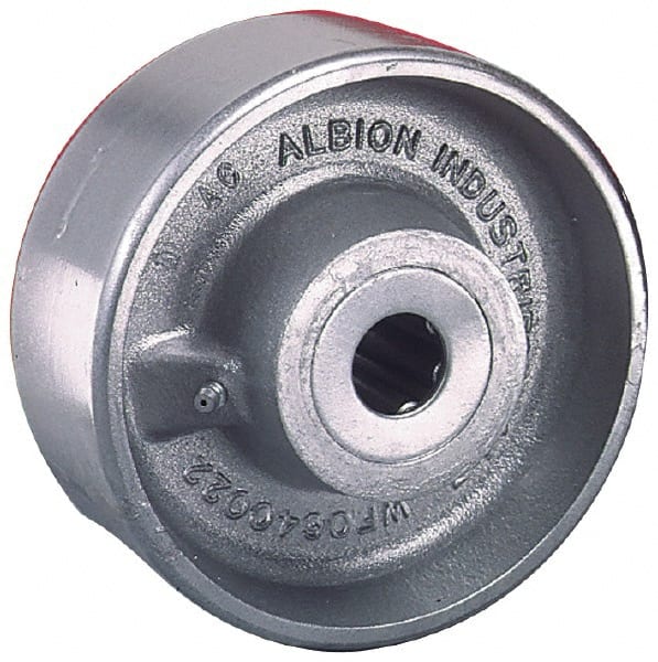 Albion - 10 Inch Diameter x 3 Inch Wide, Forged Steel Caster Wheel - 6,500 Lb. Capacity, 3-1/2 Inch Hub Length, 1 Inch Axle Diameter, Tapered Bearing - Exact Tooling