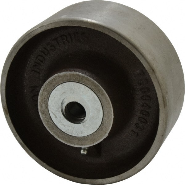 Albion - 6 Inch Diameter x 2-1/2 Inch Wide, Forged Steel Caster Wheel - 5,000 Lb. Capacity, 3-1/2 Inch Hub Length, 3/4 Inch Axle Diameter, Tapered Bearing - Exact Tooling
