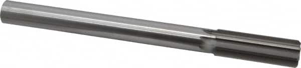 Made in USA - 1" High Speed Steel 8 Flute Chucking Reamer - Straight Flute, 7/8" Straight Shank, 2-3/4" Flute Length, 10-1/2" OAL - Exact Tooling
