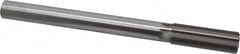 Made in USA - 1" High Speed Steel 8 Flute Chucking Reamer - Straight Flute, 7/8" Straight Shank, 2-3/4" Flute Length, 10-1/2" OAL - Exact Tooling