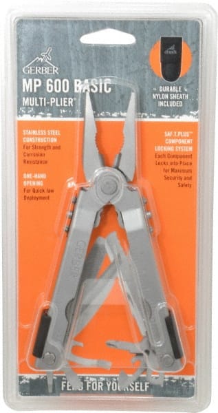 Gerber - 14 Piece, Multi-Tool Set - 6-1/2" OAL, 5" Closed Length - Exact Tooling