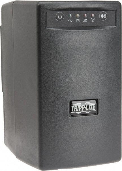 Tripp-Lite - 12 Amp, 500 VA, Wall Mount Line Interactive Backup Uninterruptible Power Supply - Backup 4 min with Full Load & 14.6 min with Half Load, 120 VAC Input, 110, 115 & 120 VAC Output, 300 Watt Output, 1 Phases, 6 Outlets - Exact Tooling