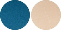 Superior Abrasives - 20" Diam, 36 Grit Zirconia Alumina Adhesive PSA Disc - Very Coarse Grade, Blue, Y Weighted Backing, Flexible - Exact Tooling