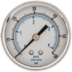 Parker - FRL Pressure Gauge - Use with 06/16/07/17/P3N - Exact Tooling