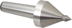 Royal Products - MT5 Taper Shank, 3-3/8" Head Diam 5,700 & 6,865 Lb Capacity Live Center - 3,500 Max RPM, 3.15" Head Length, 3/4" Point Diam, 1-1/8" Point Len, 1,165 Lb Max Workpc, 9-13/16" OAL, 3/4" Tip Diam, Long Point - Exact Tooling