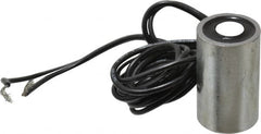 Mag-Mate - 3/4" Diam, 1.5 Watts, 12 Lb Max Magnetic Pull Electromagnet - 10-32 Thread, 24 DC Output Voltage - Exact Tooling