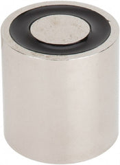 Mag-Mate - 1-1/4" Diam, 4.5 Watts, 44 Lb Max Magnetic Pull Electromagnet - 1/4-20 Thread, 24 DC Output Voltage - Exact Tooling