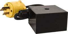 Mag-Mate - 2-1/2" Long, 16 Watts, 370 Lb Max Magnetic Pull Electromagnet - 1/4-20 Thread, 120 AC Output Voltage - Exact Tooling