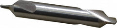 Interstate - #4 Plain Cut 82° Incl Angle High Speed Steel Combo Drill & Countersink - Exact Tooling