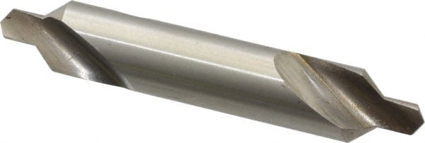 Interstate - #6 Plain Cut 82° Incl Angle High Speed Steel Combo Drill & Countersink - Exact Tooling