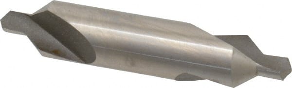 Interstate - #7 Plain Cut 82° Incl Angle High Speed Steel Combo Drill & Countersink - Exact Tooling