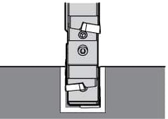 Kennametal - CNHQ1005 Grade KCPK30 Carbide Milling Insert - TiN/TiCN/Al2O3 Finish, 0.2126" Thick, 10mm Inscribed Circle, 0.8mm Corner Radius - Exact Tooling