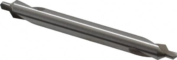 Interstate - #2 Plain Cut 90° Incl Angle High Speed Steel Combo Drill & Countersink - Exact Tooling