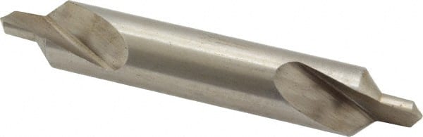 Interstate - #5 Plain Cut 90° Incl Angle High Speed Steel Combo Drill & Countersink - Exact Tooling