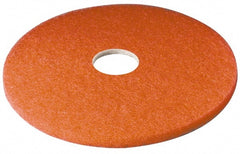 3M - Spray Buffing Pad - 24" Machine, Red Pad, Polyester - Exact Tooling