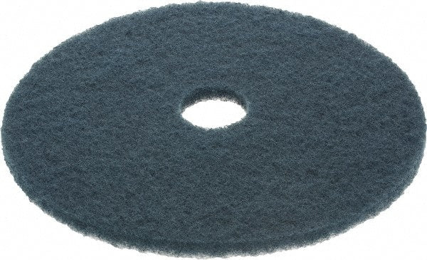 3M - Scrubbing Pad - 20" Machine, Blue Pad, Nylon & Polyester - Exact Tooling