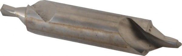 Interstate - #17 Bell Cut 60° Incl Angle High Speed Steel Combo Drill & Countersink - Exact Tooling
