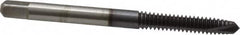 Kennametal - #10-24 UNC, 2 Flute, TiCN Finish, High Speed Steel Spiral Point Tap - Plug Chamfer, Right Hand Thread, 2.38" OAL, 7/8" Thread Length, 0.194" Shank Diam, 2B/3B Class of Fit, Series 5301S - Exact Tooling
