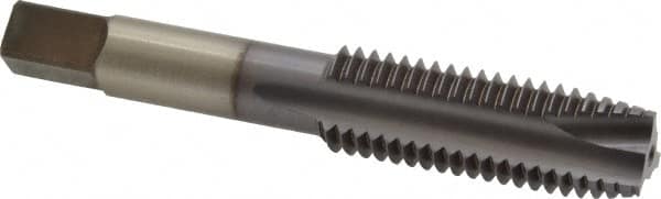 Kennametal - 5/8-11 UNC, 3 Flute, TiCN Finish, High Speed Steel Spiral Point Tap - Plug Chamfer, Right Hand Thread, 3.81" OAL, 1-13/16" Thread Length, 0.48" Shank Diam, 3B Class of Fit, Series 5301S - Exact Tooling