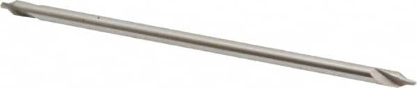 Interstate - #2 Plain Cut 60° Incl Angle High Speed Steel Combo Drill & Countersink - Exact Tooling