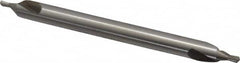 Interstate - #4 Plain Cut 60° Incl Angle High Speed Steel Combo Drill & Countersink - Exact Tooling