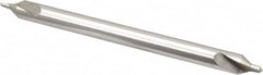 Interstate - #5 Plain Cut 60° Incl Angle High Speed Steel Combo Drill & Countersink - Exact Tooling